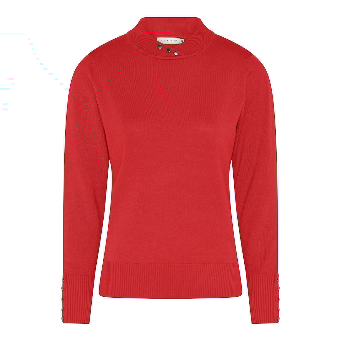 MICHA Viscose Strik - Rød - XXL