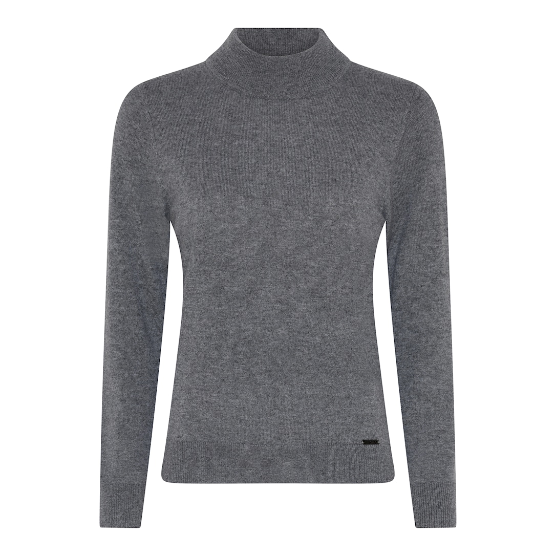 MICHA Top Elaine Kashmir - D.Grå Mel - L