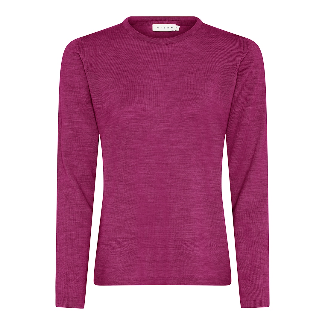 MICHA Strik Uld - Lilla Vin - L