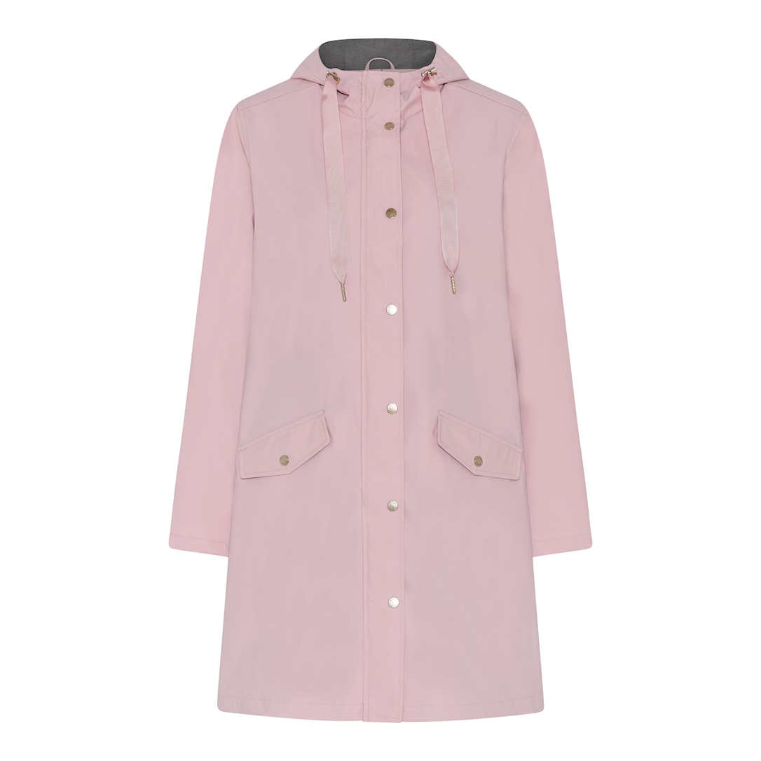 MICHA Jakke Rain Frakke - Dusty Rosa - Str. 42
