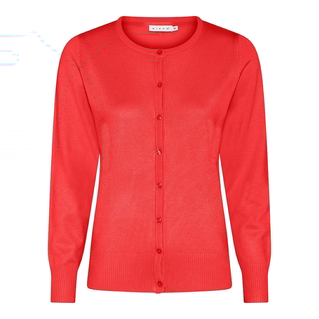 MICHA Viscose Strik - Rød - 4XL