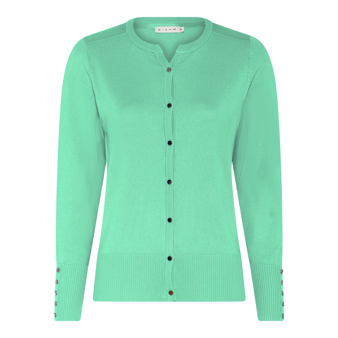 MICHA Viscose Strik - Sommergrøn - L