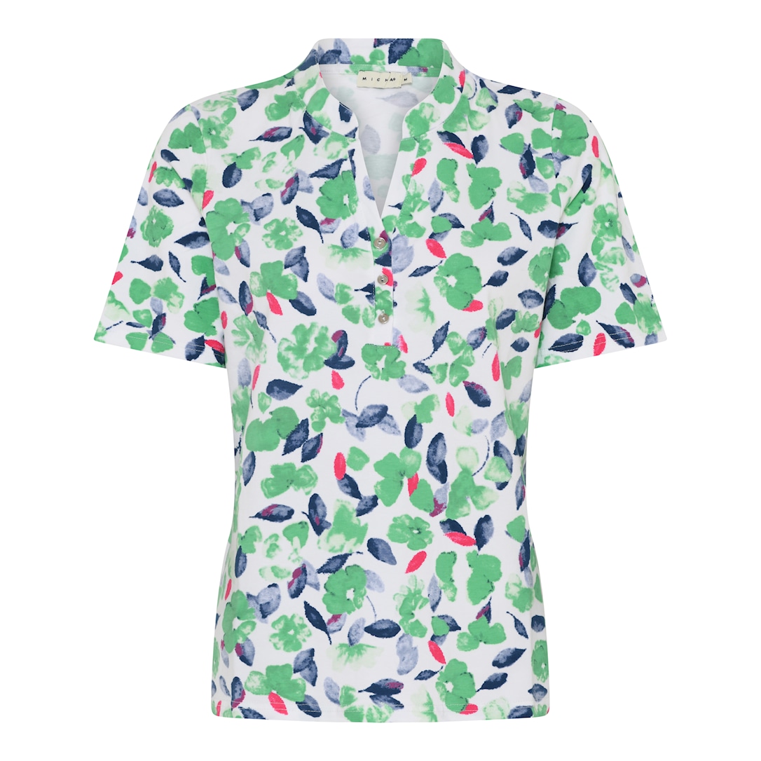 Basic Soft Flower Shirt