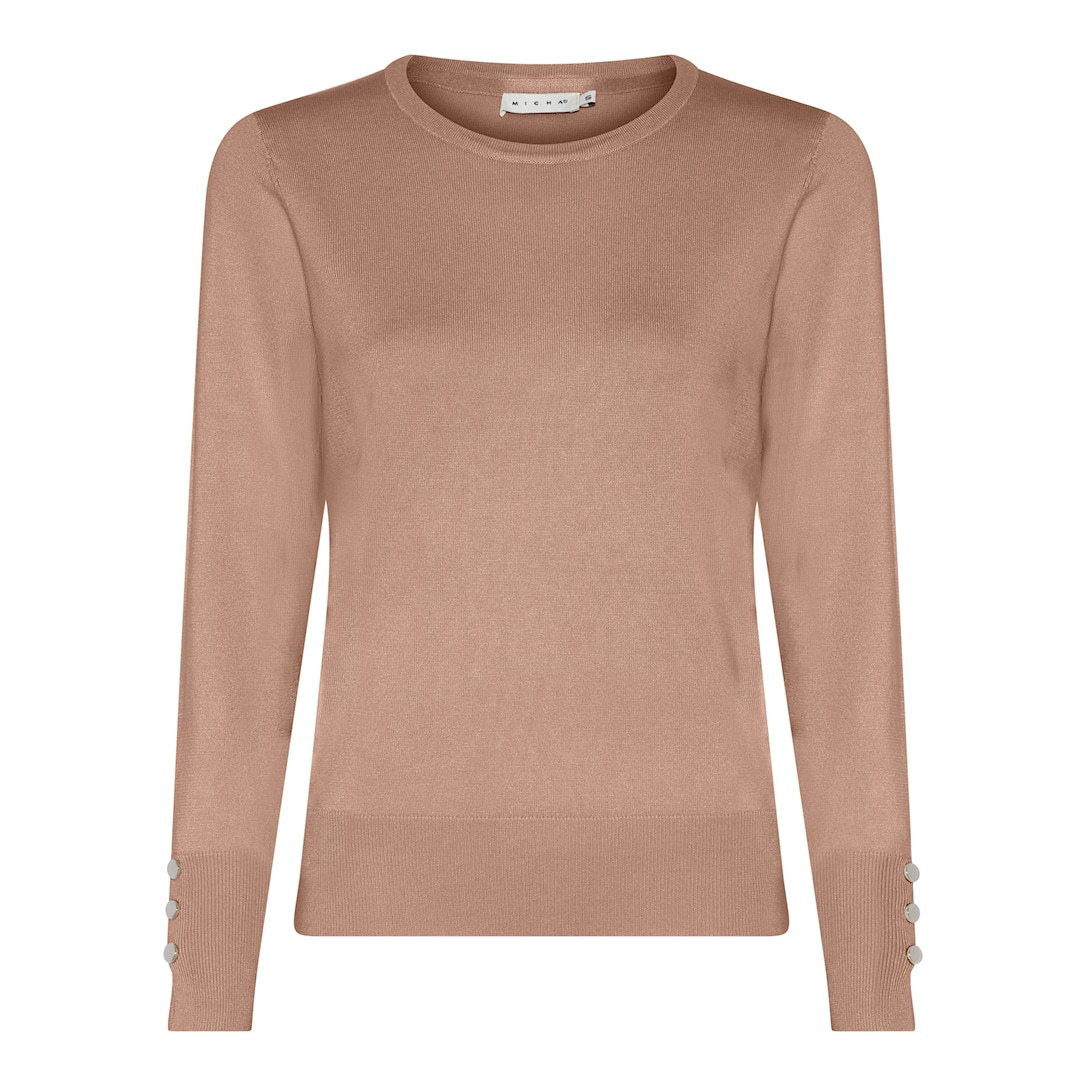 MICHA Efterårs Viscose Strik - Coconut - L