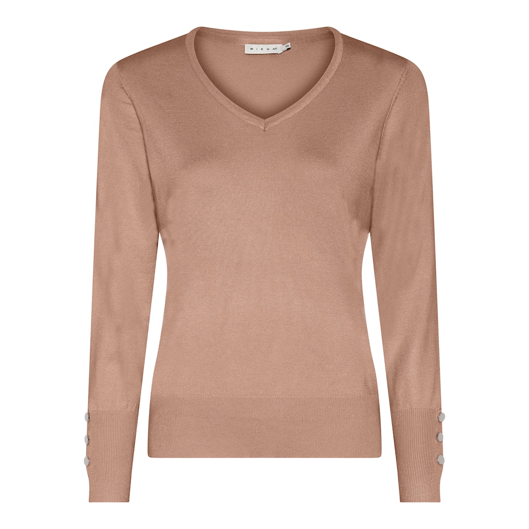 MICHA Efterårs Viscose Strik - Coconut - L