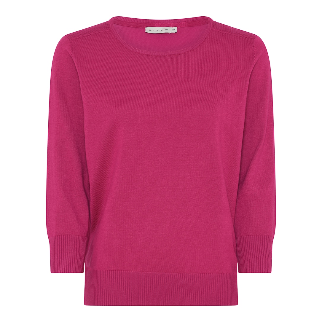 MICHA Viscose Strik - Pink - XXL