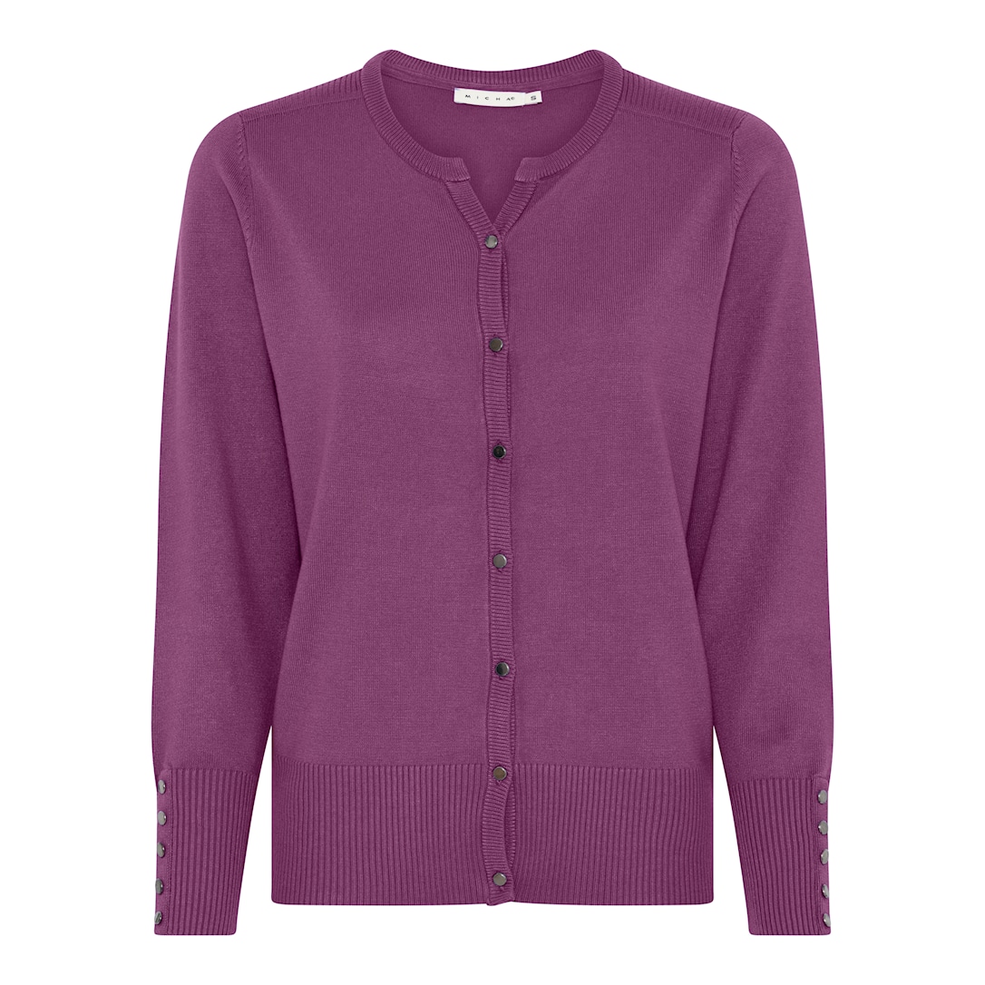 MICHA Viscose Strik - Lilla - 4XL