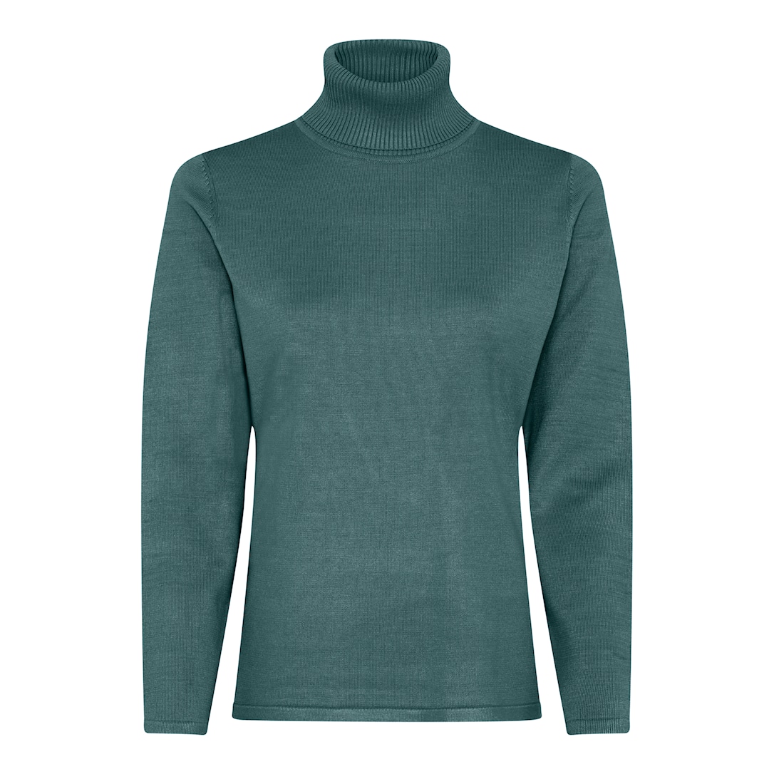 MICHA Viscose Strik - Mørkegrøn - L