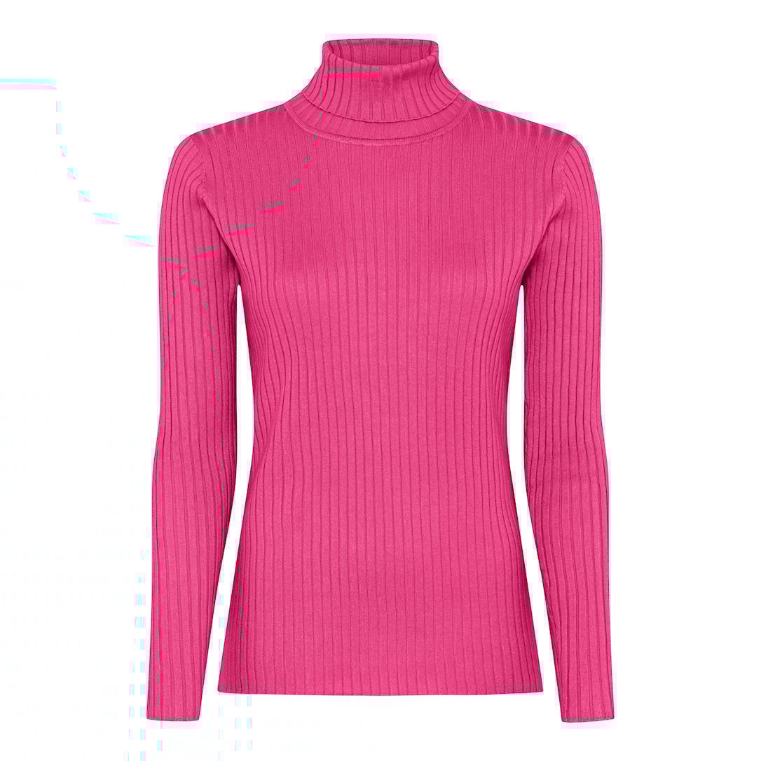 MICHA Viscose Rib Strik - Pink - S