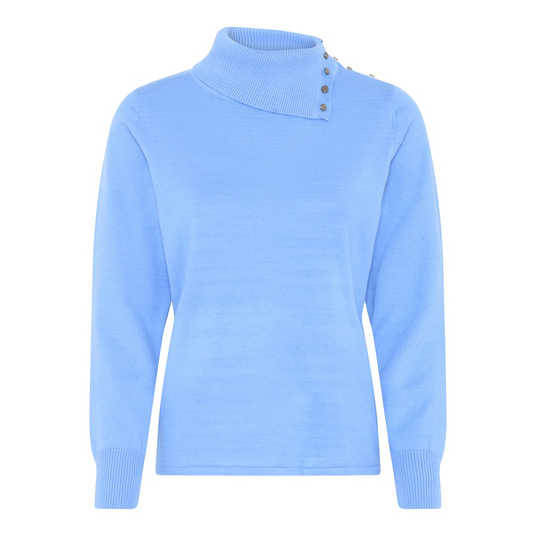 MICHA Viscose Strik - Blå - L