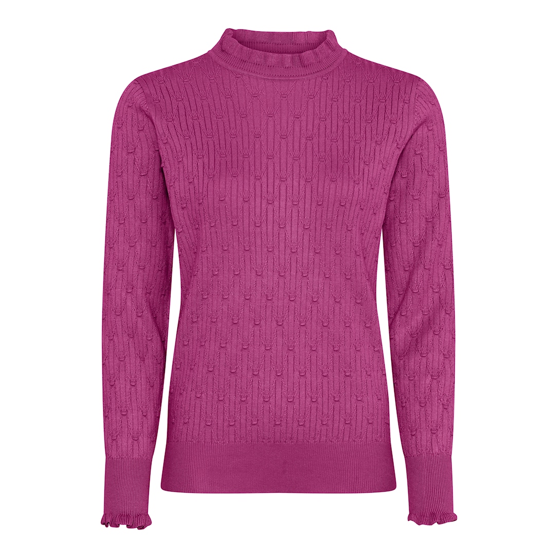 MICHA Elegant Viscose Strik - Pink - XS