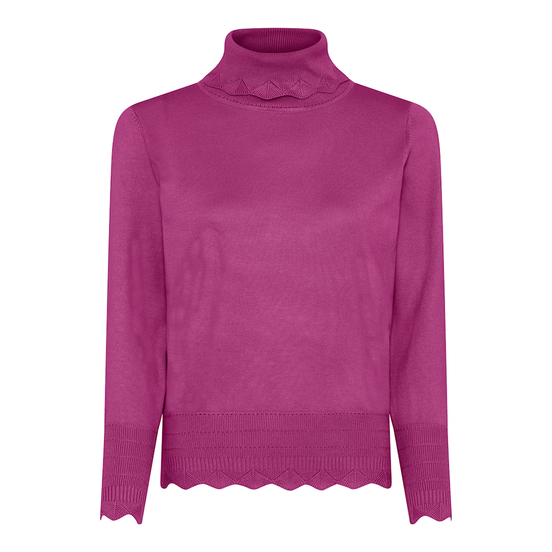 MICHA Elegant Viscose Strik - Pink - S