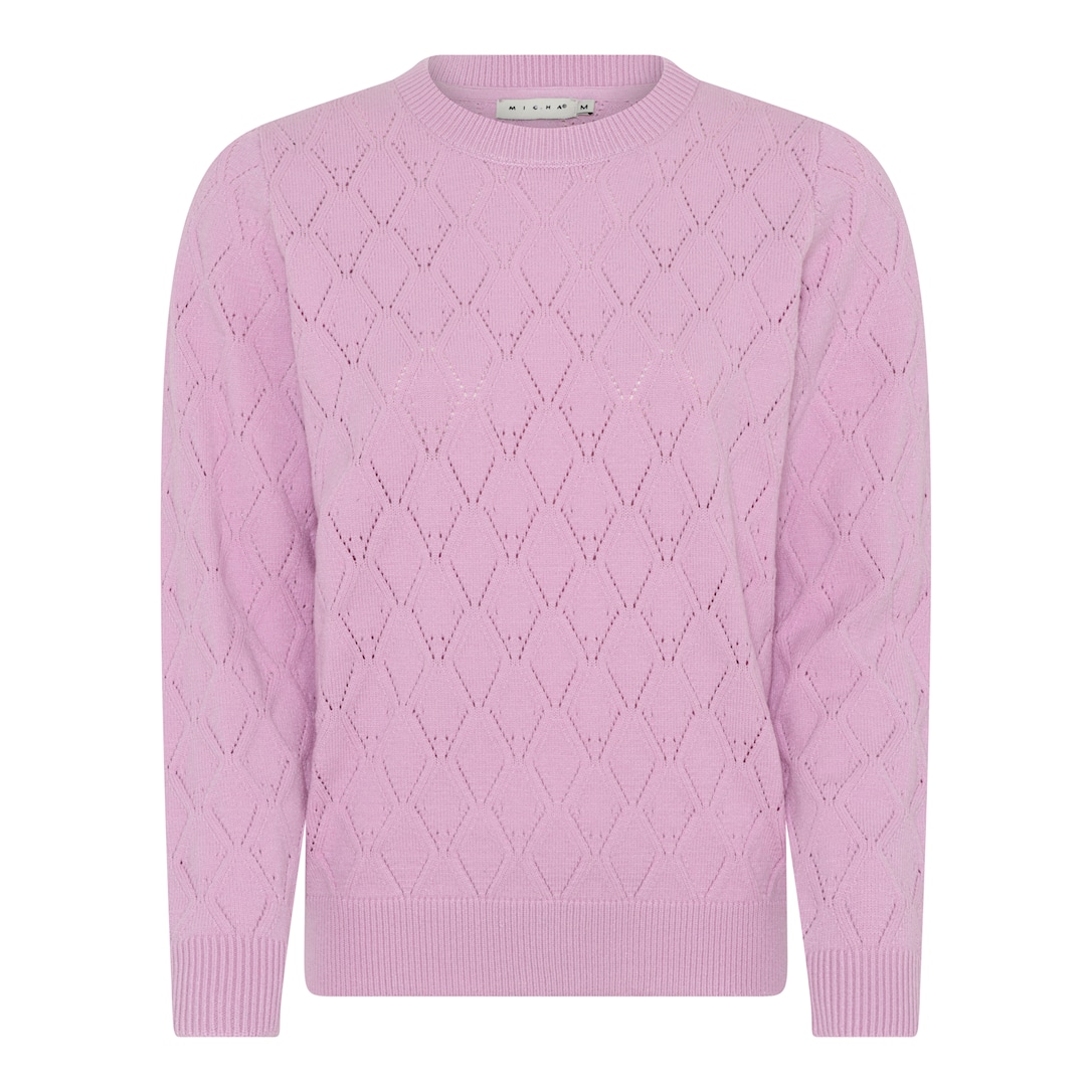 MICHA Fine Cosy Strik - Rosa - L