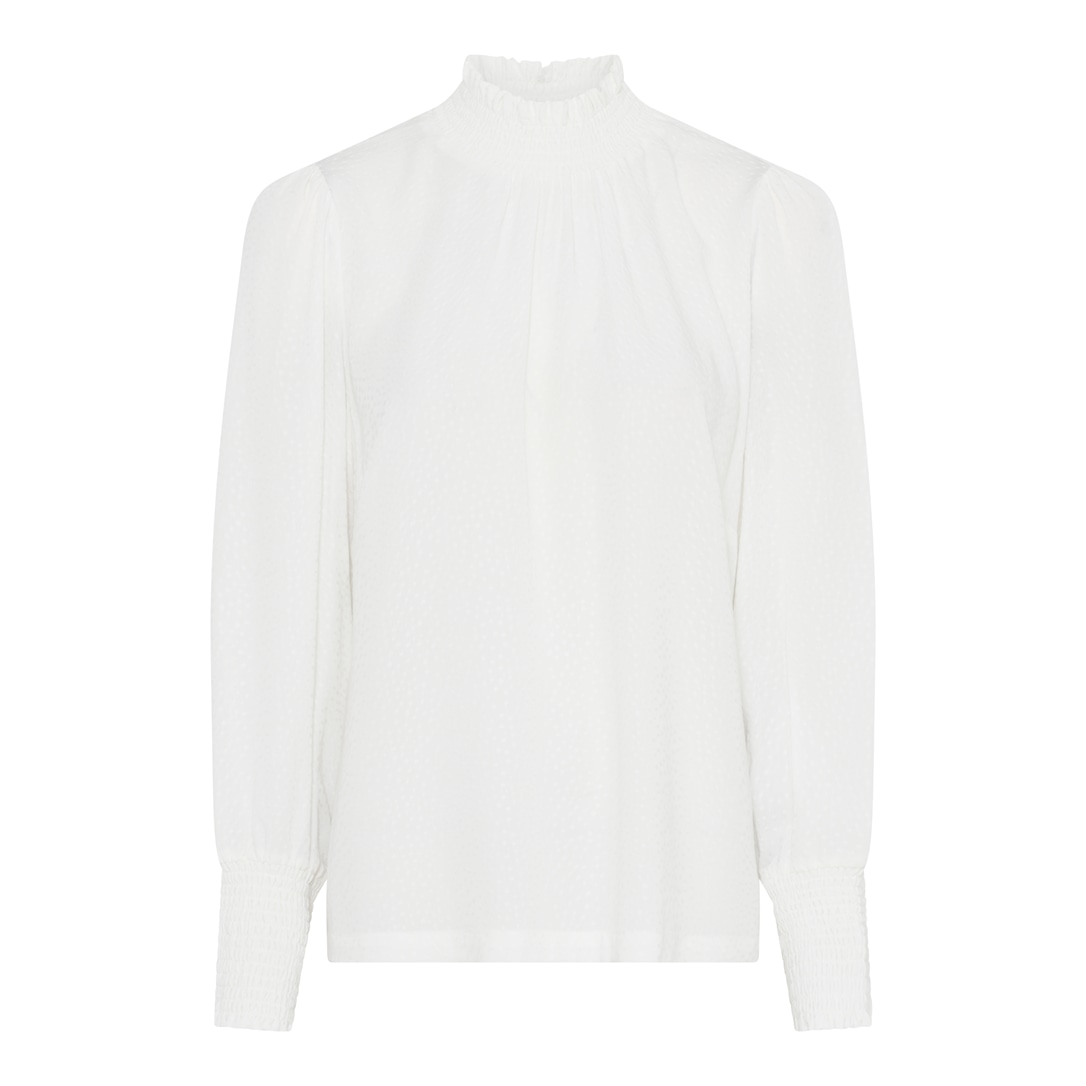 MICHA Forårs Bluse - Offwhite - Str. 34