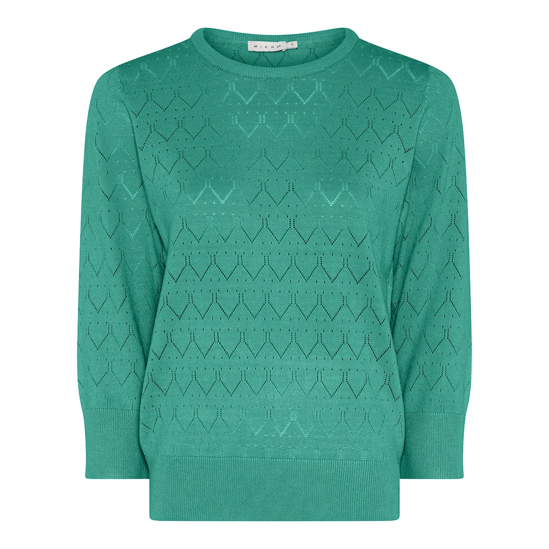 MICHA Eco Vero Forårs Strik - Frisk Grøn - M