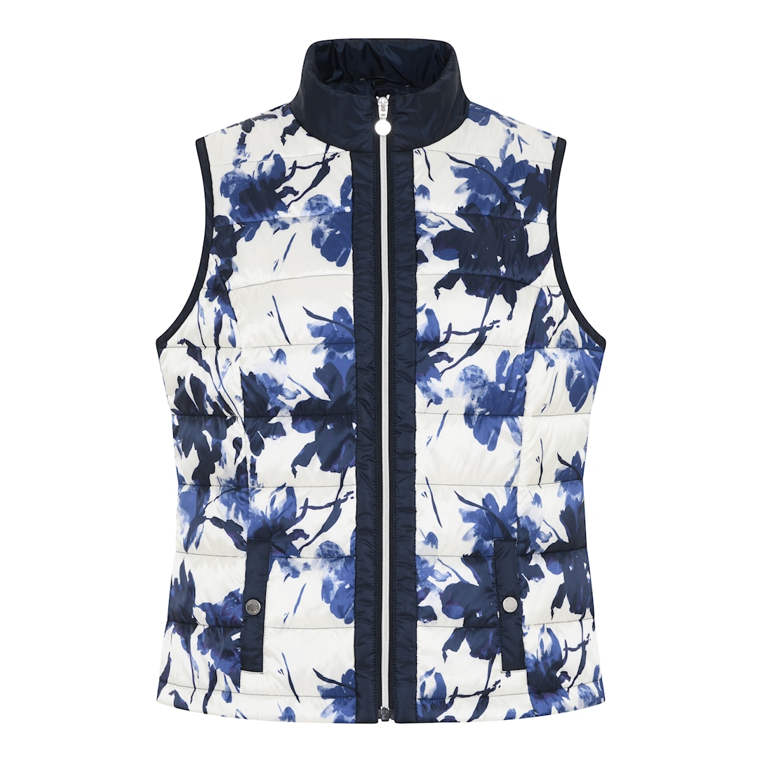 MICHA Top Printed Quilt - Navy - Str. 38