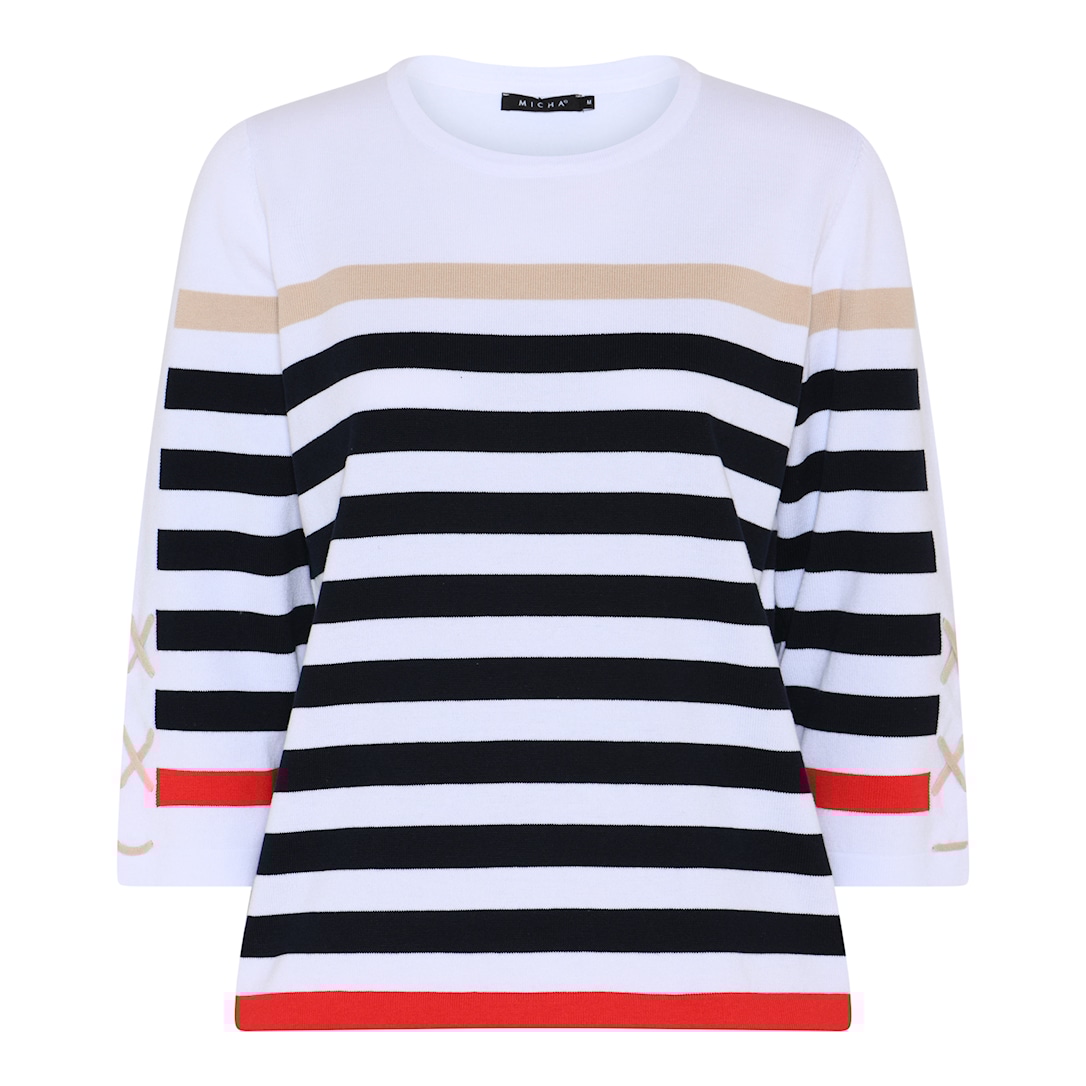 Cotton Nautical Stripe Knit