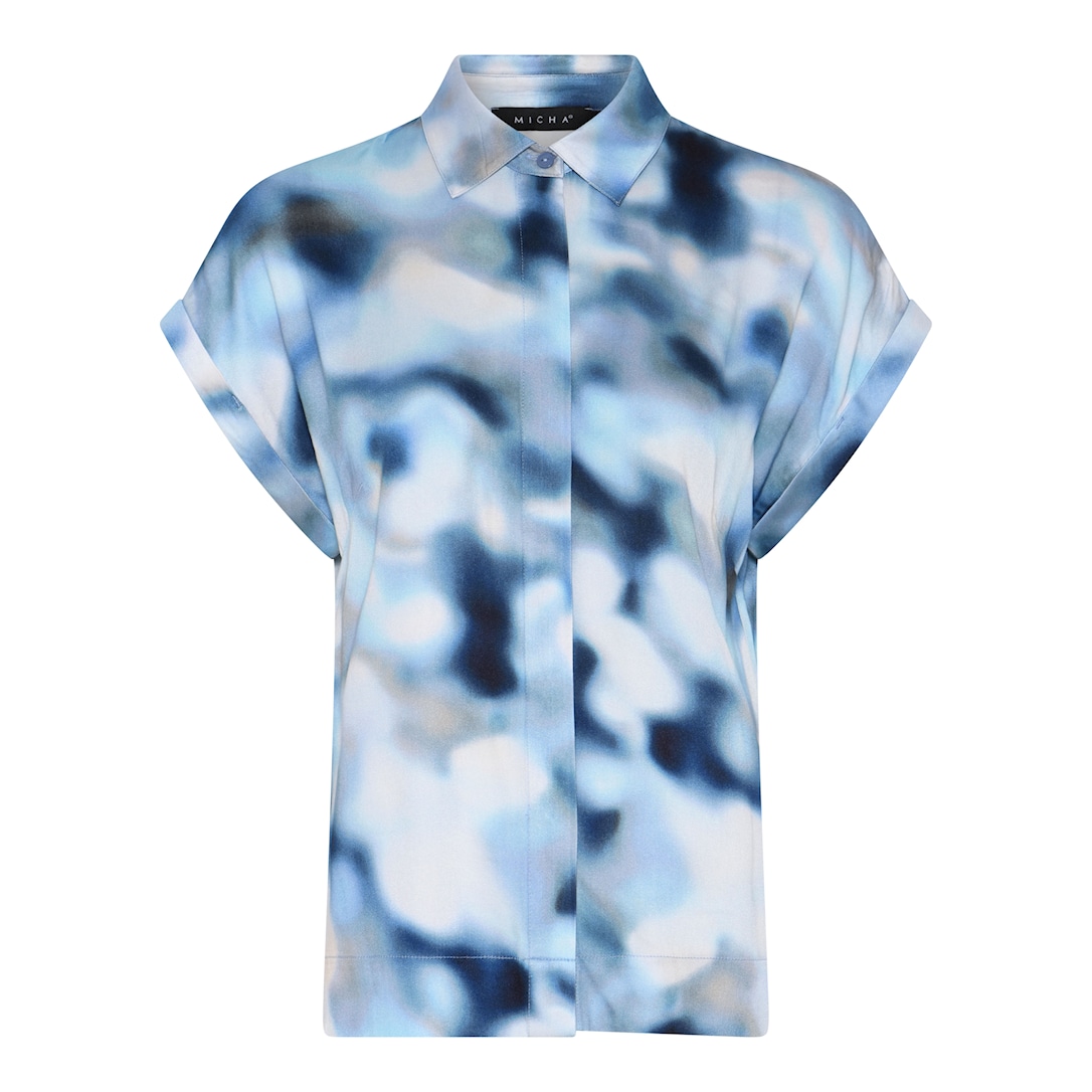 Blue Water Color Print