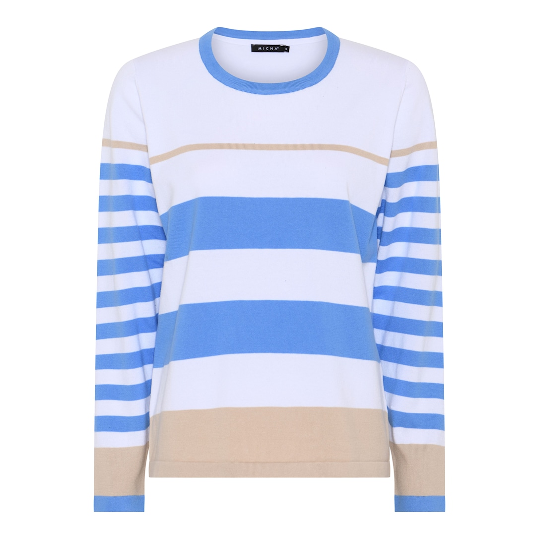 Cotton Nautical Stripe Knit