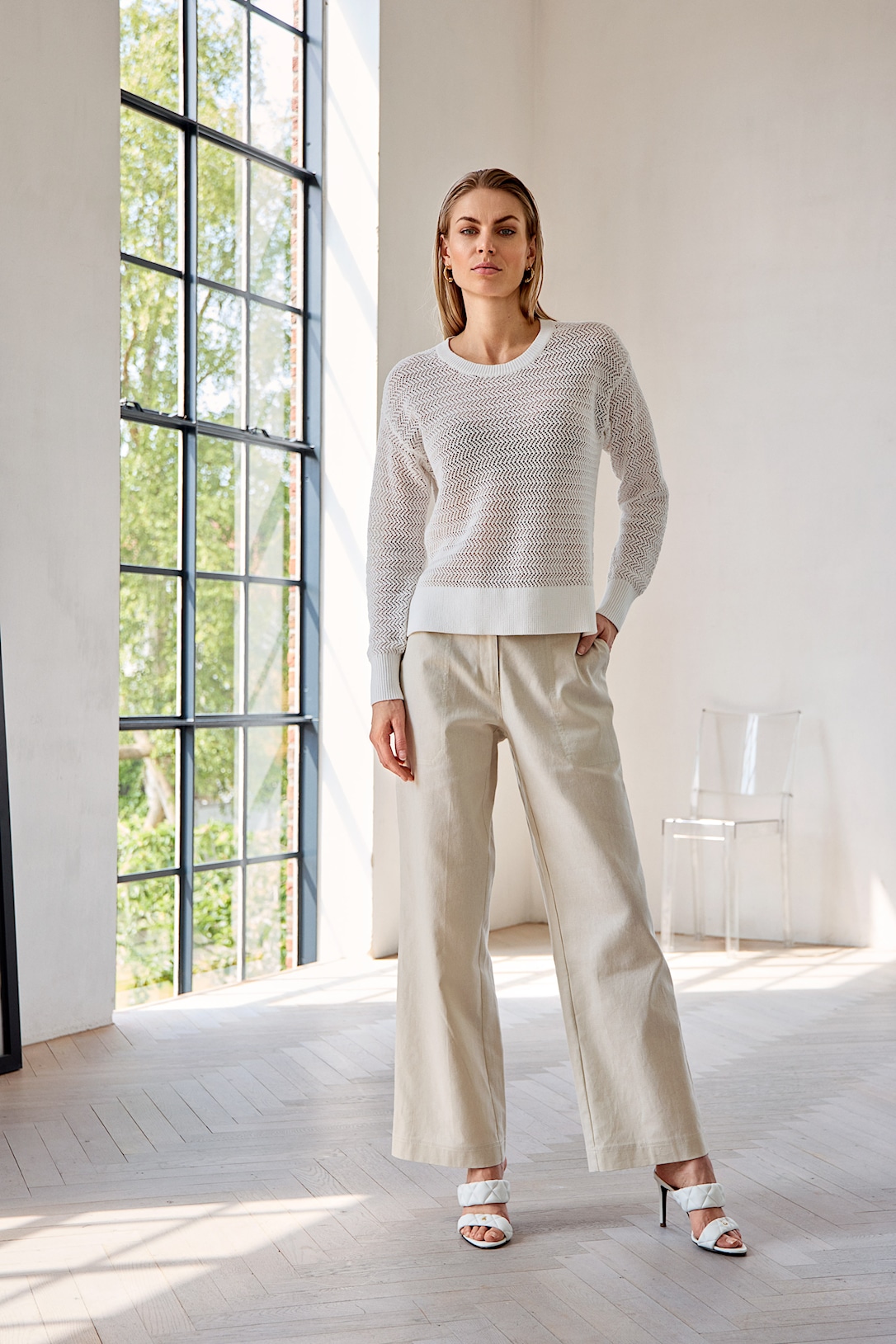 Fine Gap Cotton Knit