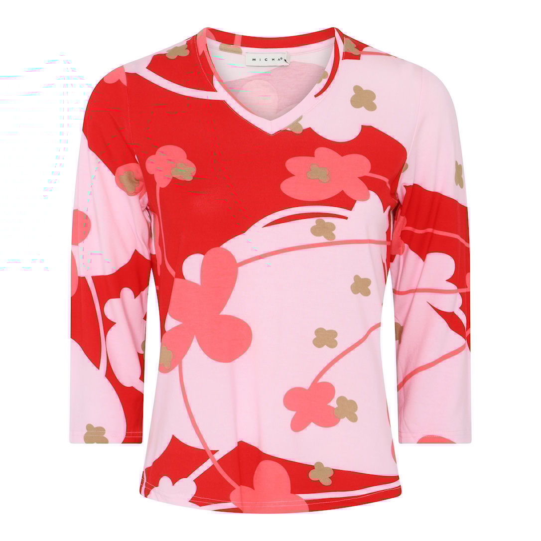 Basic Flower Print T-shirt