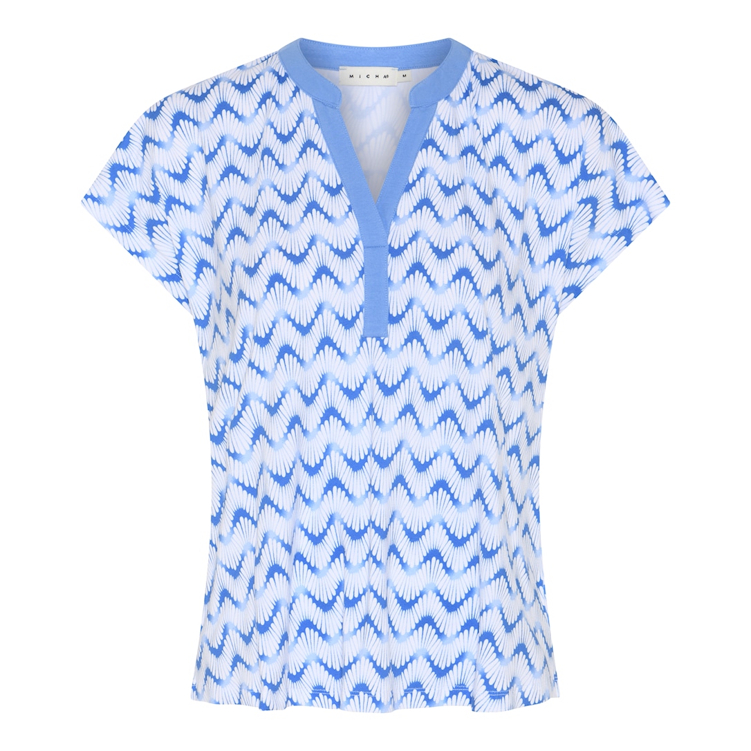 Basic Wave Print T-shirt
