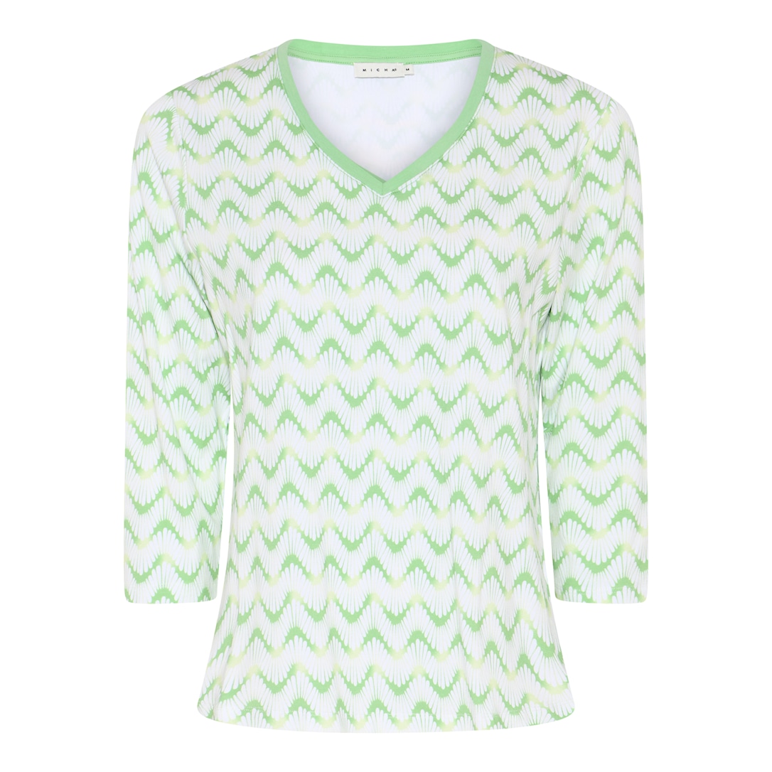 Basic Wave Print T-shirt