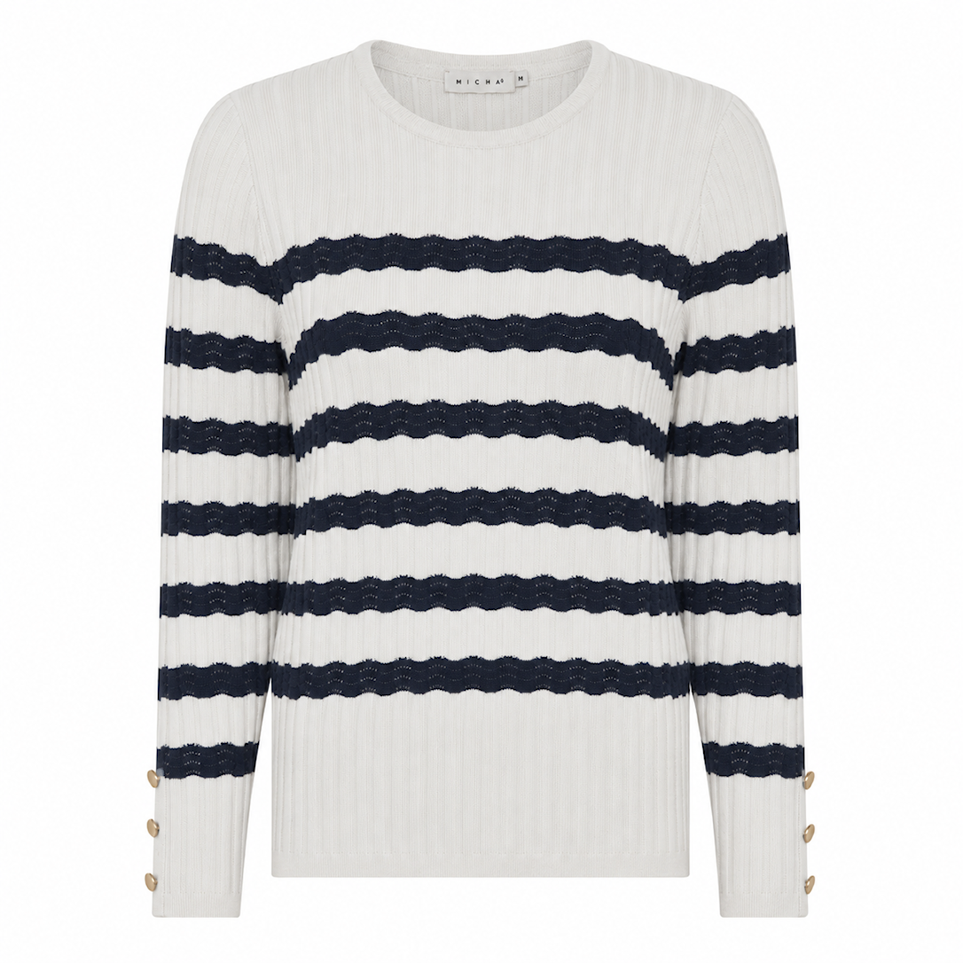 Basic Ecovero AutumnStripeKnit