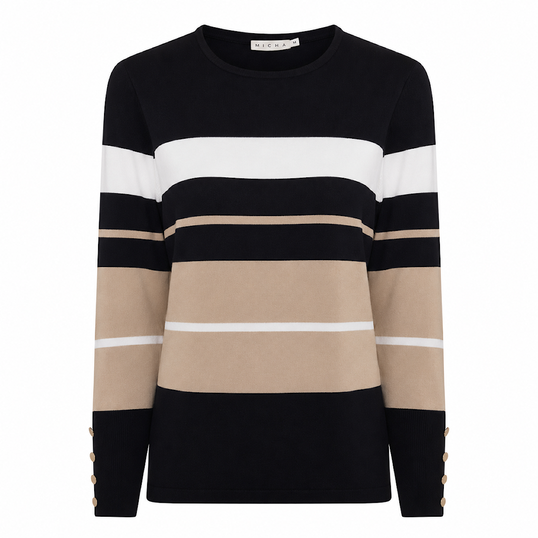 Basic Ecovero AutumnStripeKnit