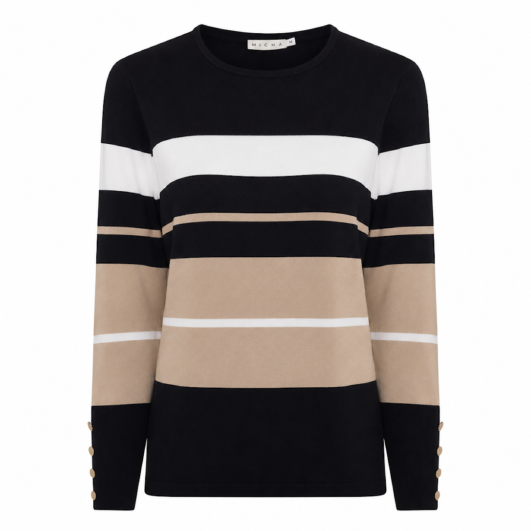 Basic Ecovero AutumnStripeKnit