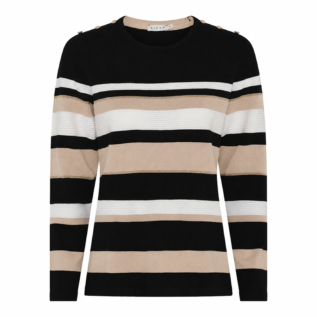 Basic Ecovero AutumnStripeKnit