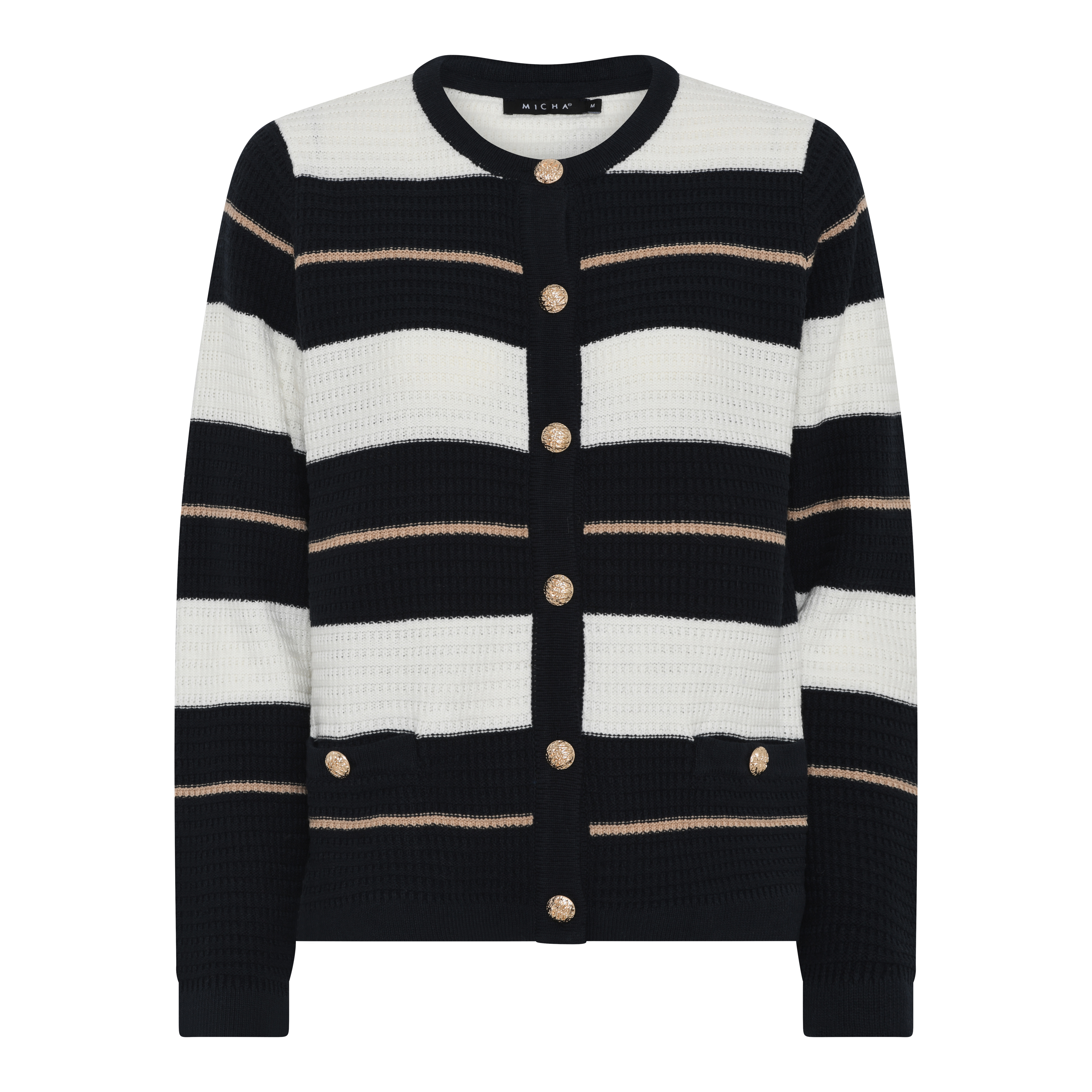 Off white /Navy/Camel