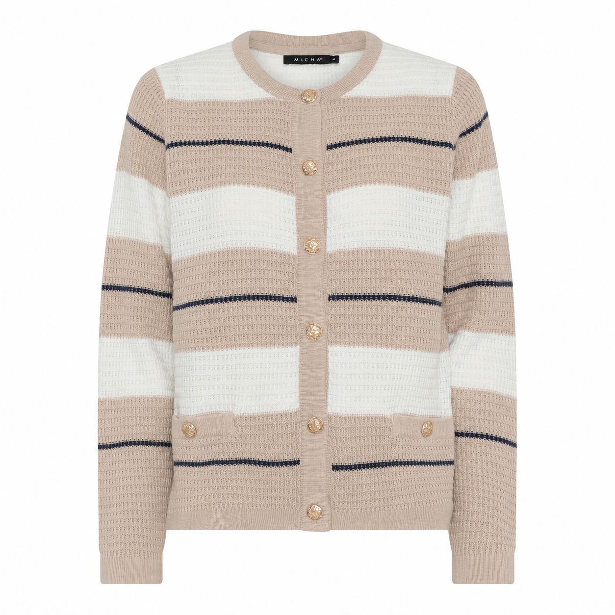 Off white/Camel/Navy