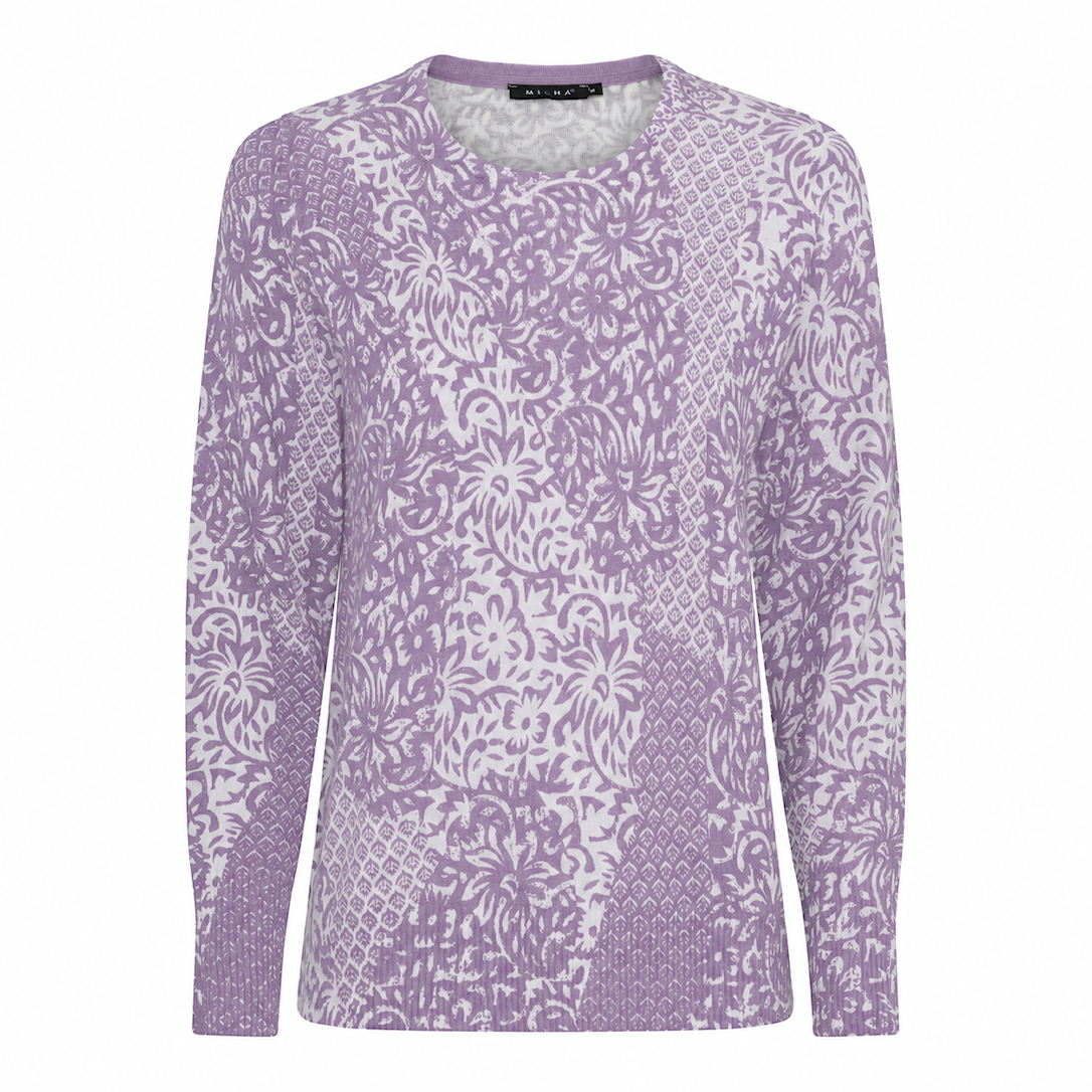 Mosaic Print Knit