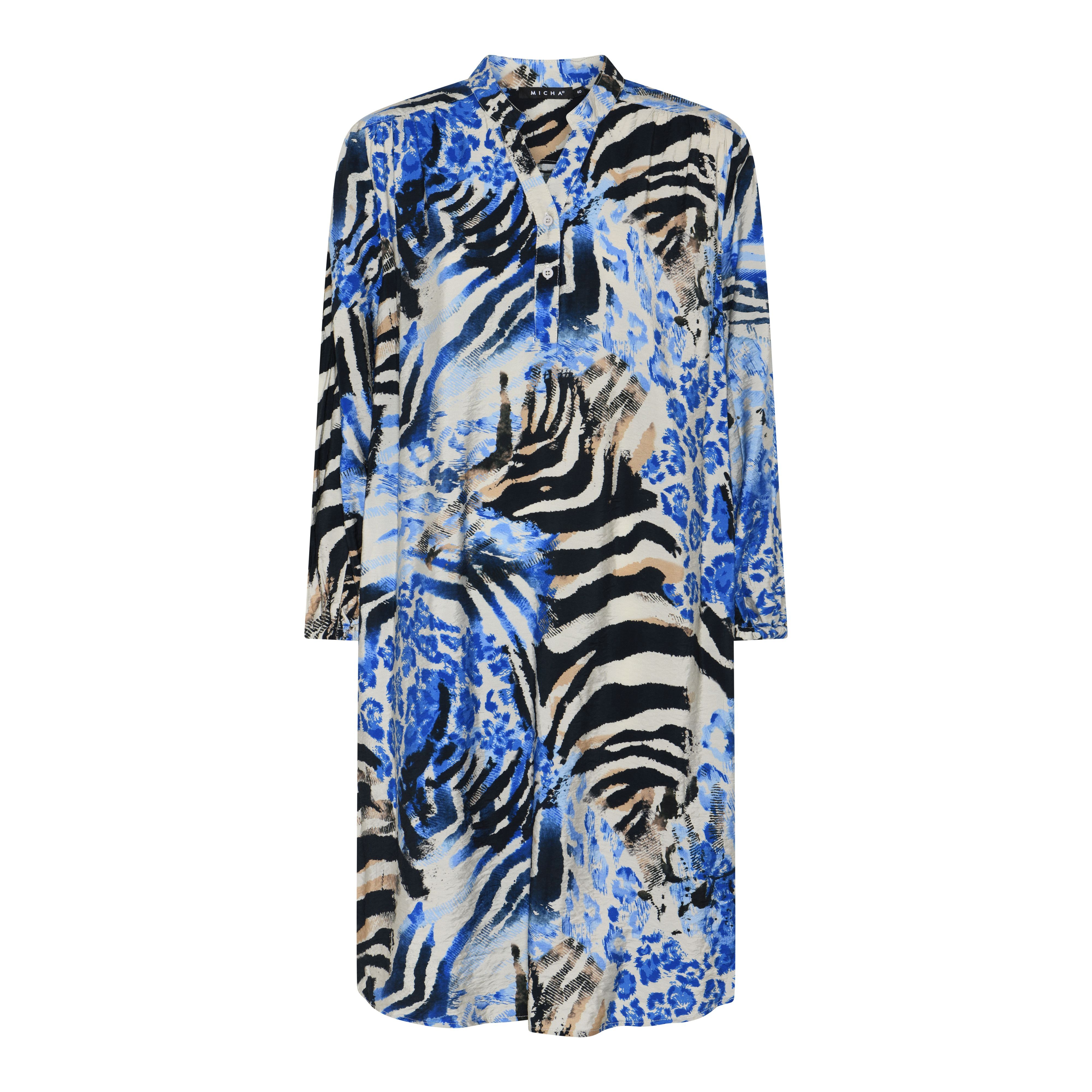 Blue Jungle print