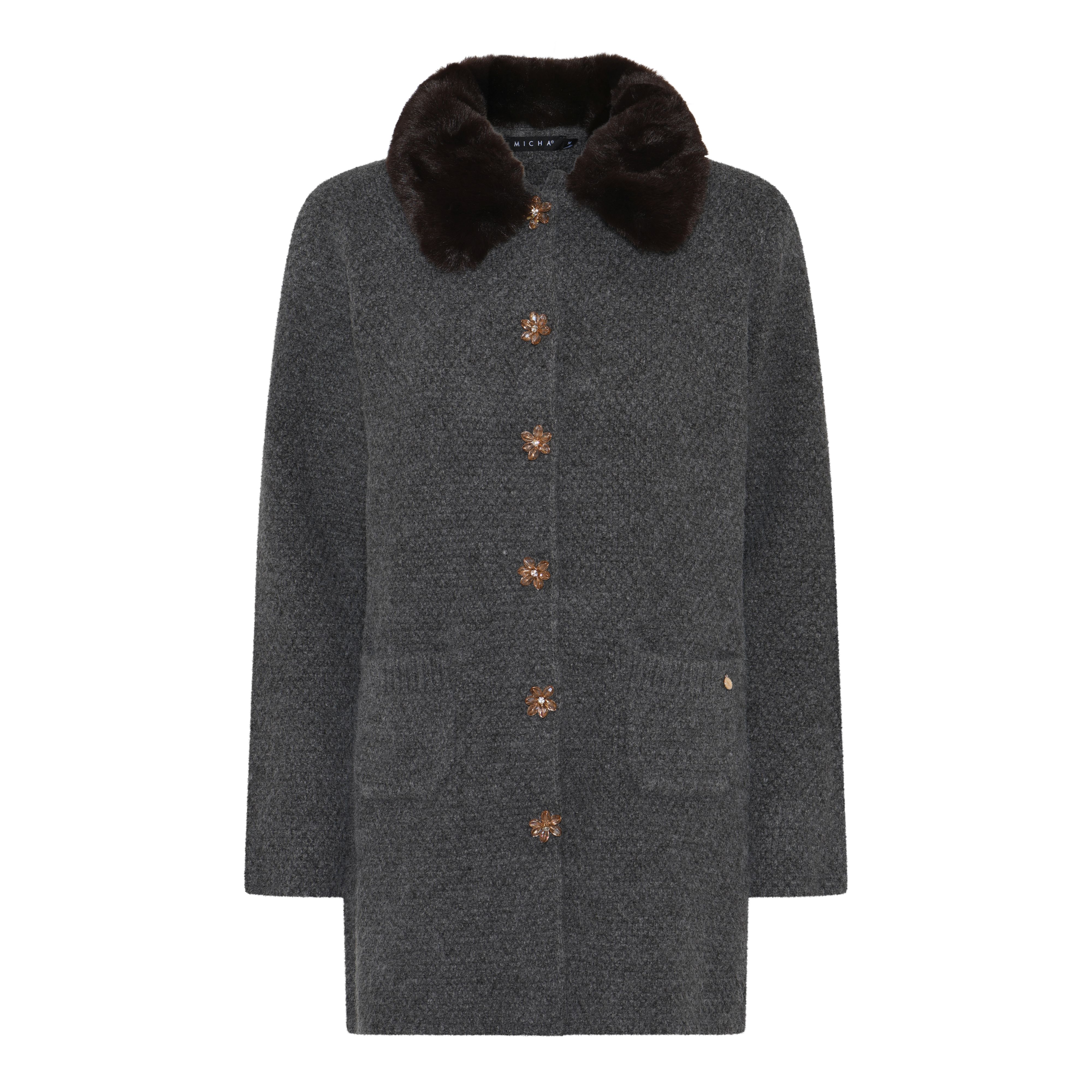 Dk Grey/Brown fur