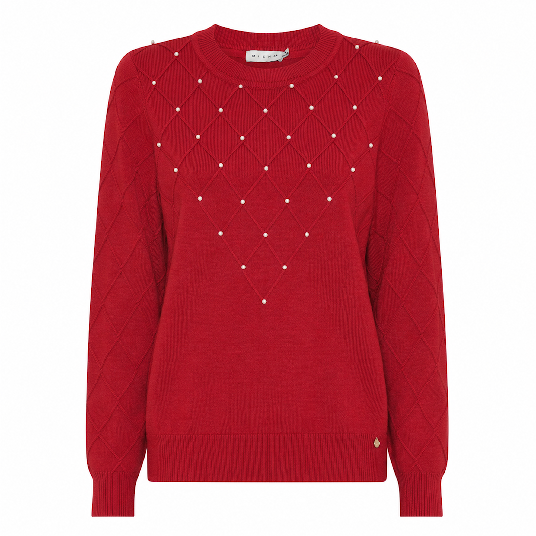 Basic Pearl Detail Knit