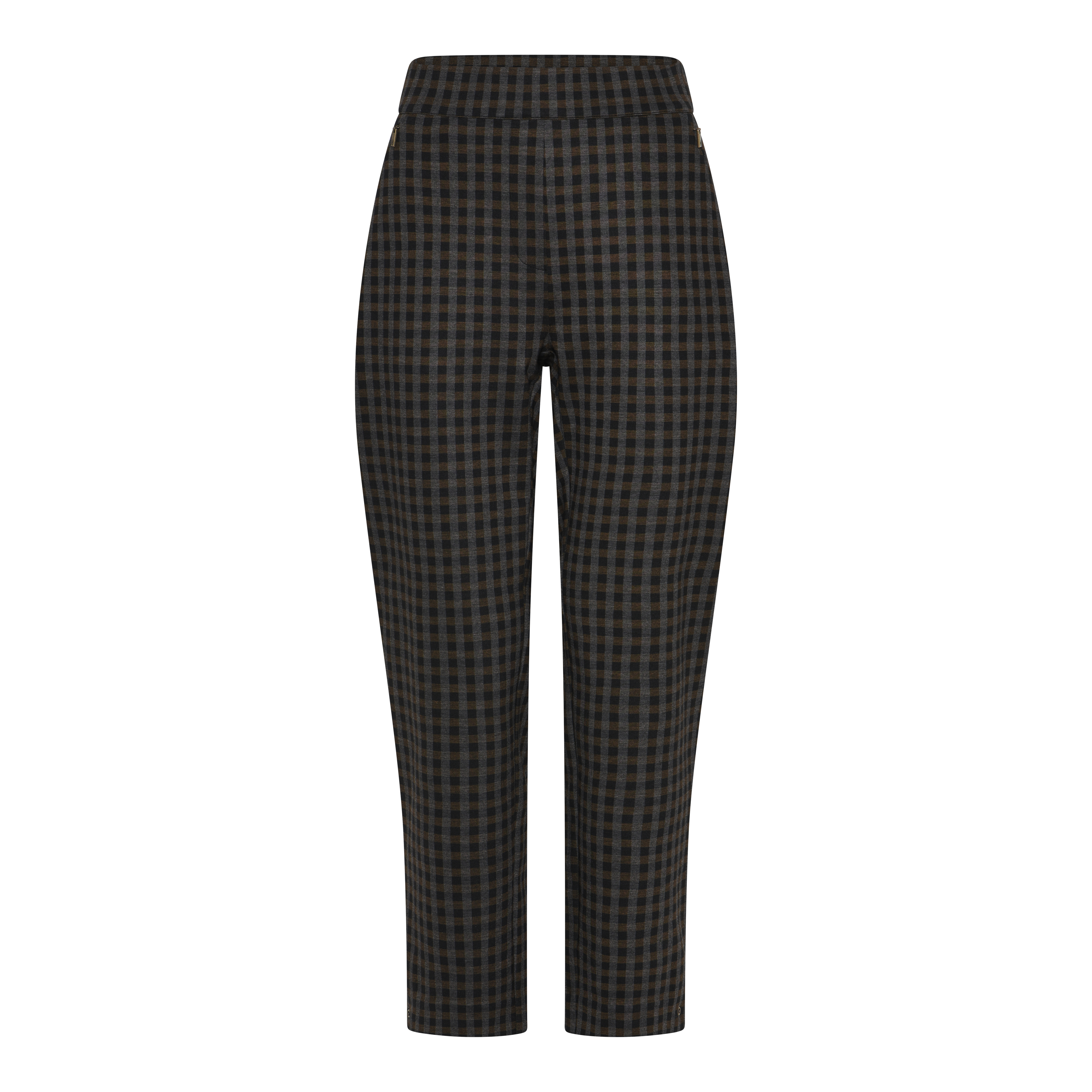 Brown/Black check