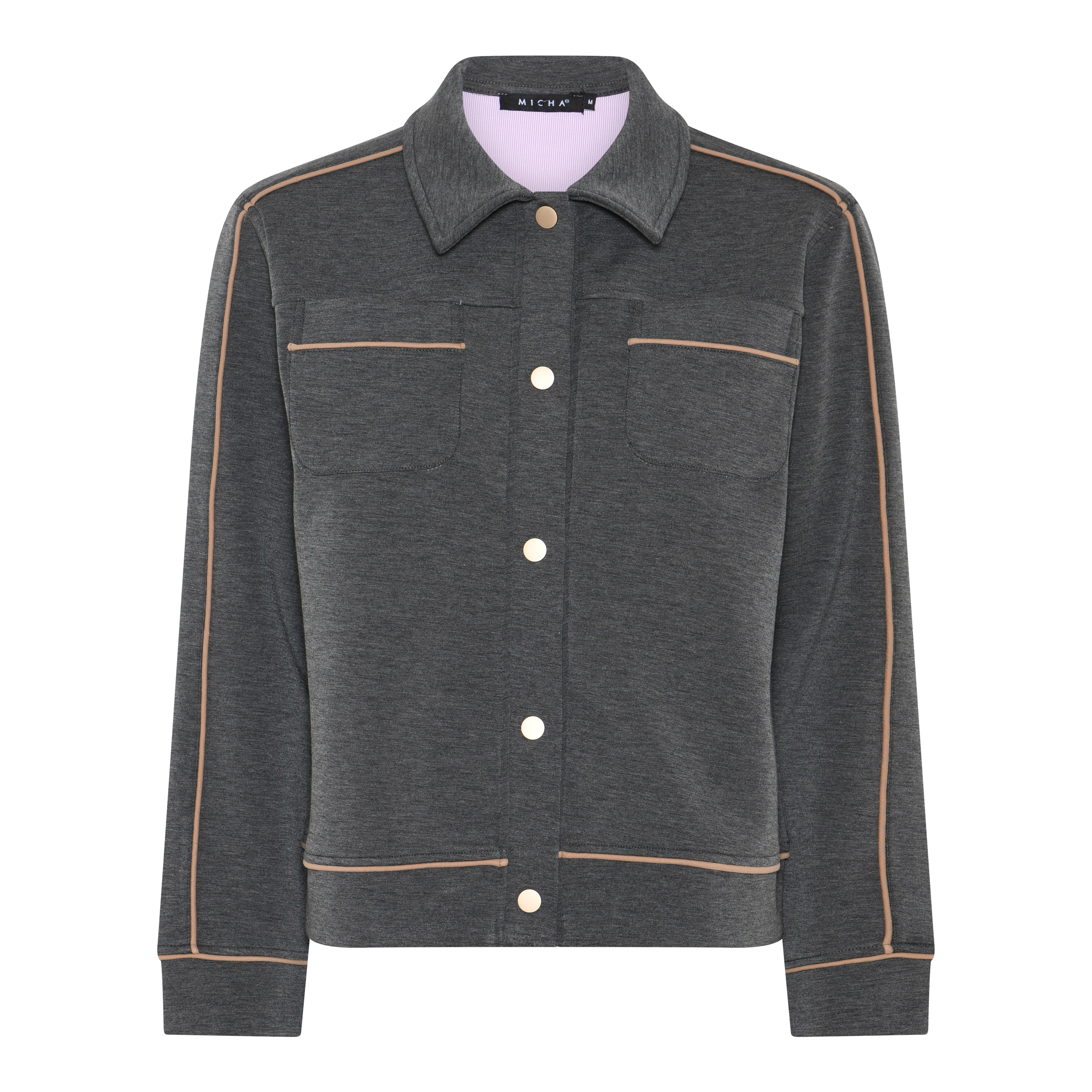 Charcoal melange/Dk Camel