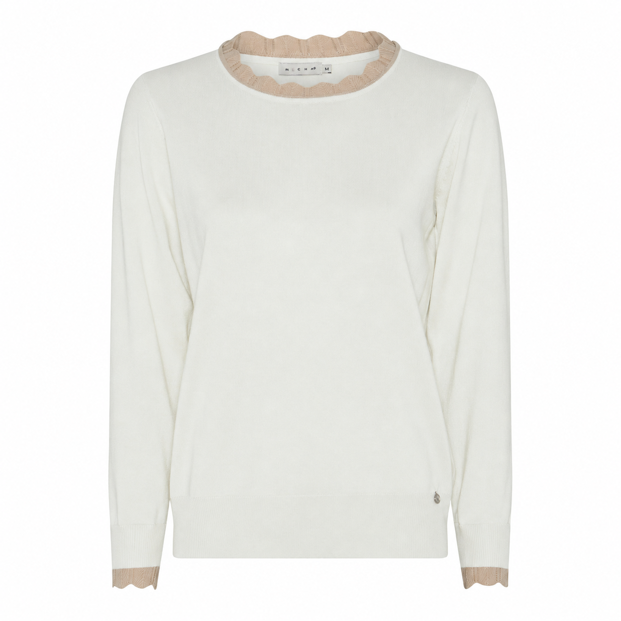 Off White/Camel edge