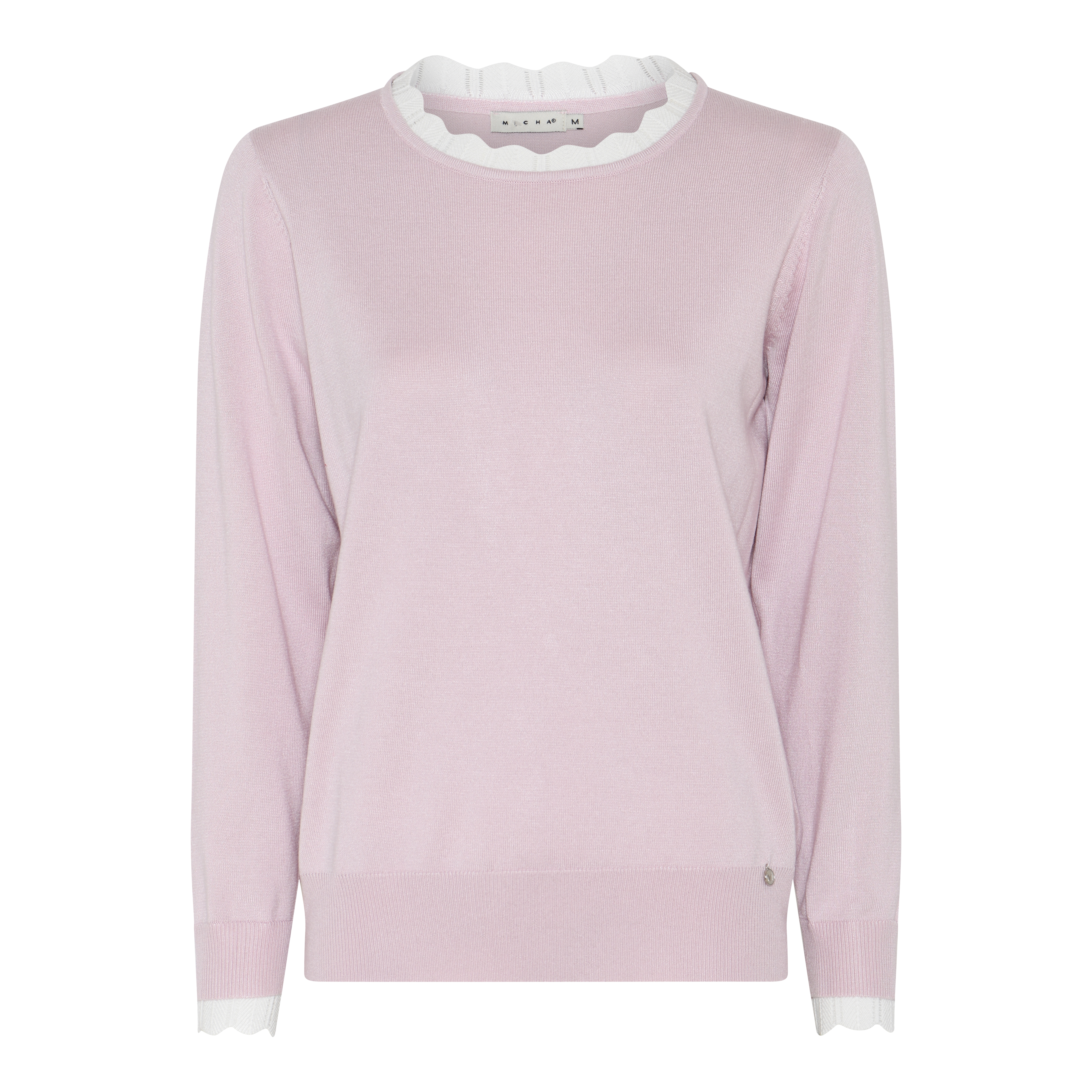 Misty rose with off white