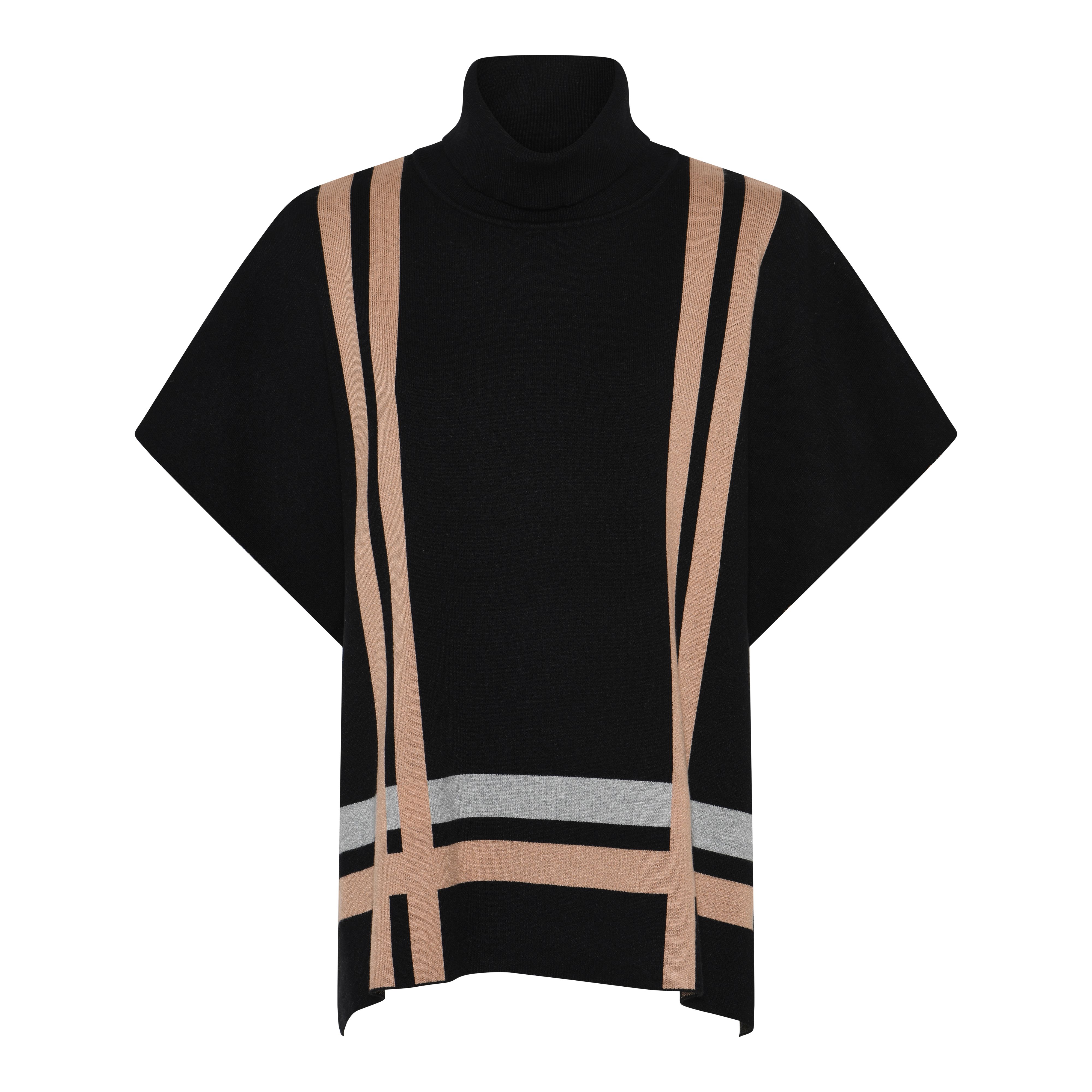 Black/Camel/Lt grey mel