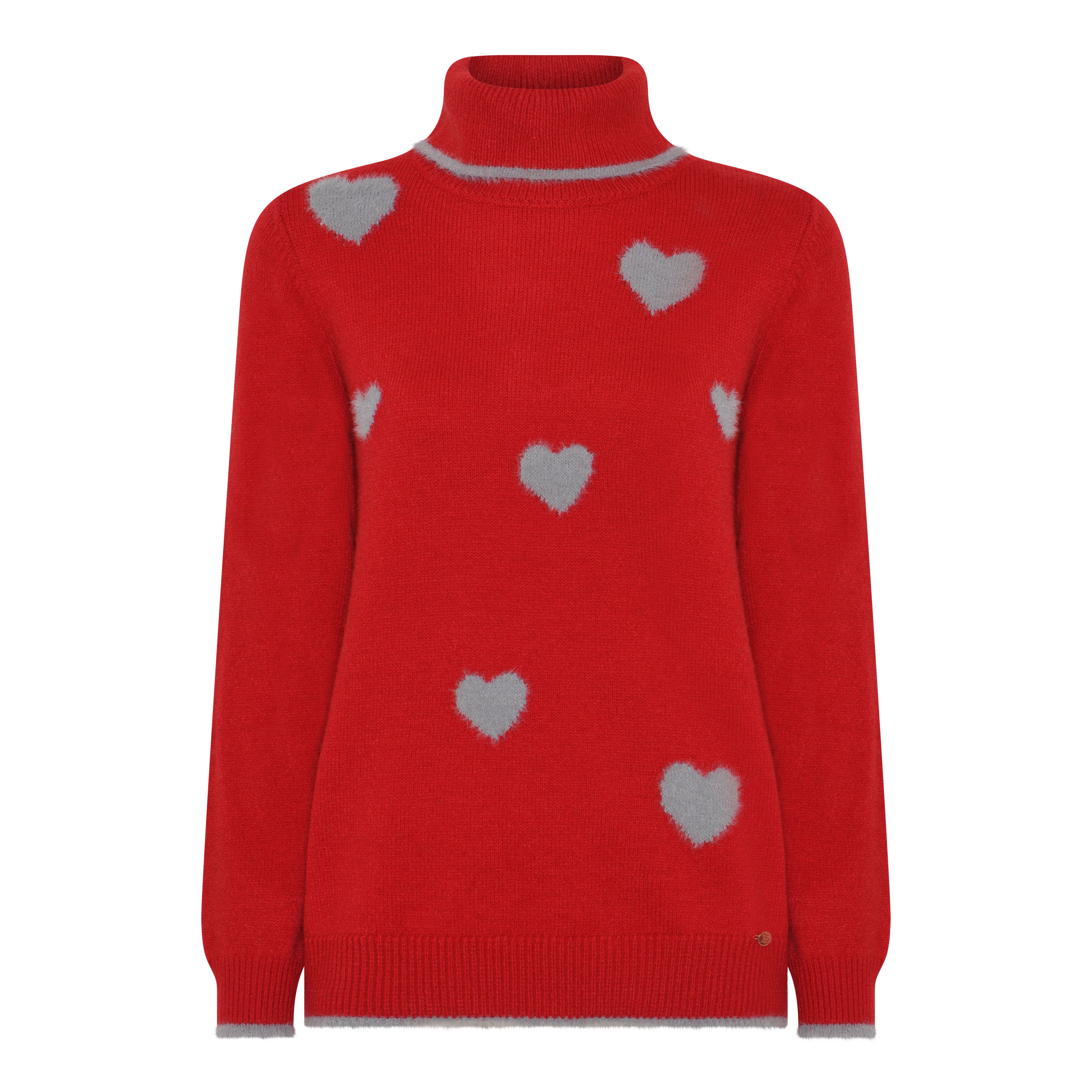 Classic red /lt grey mel