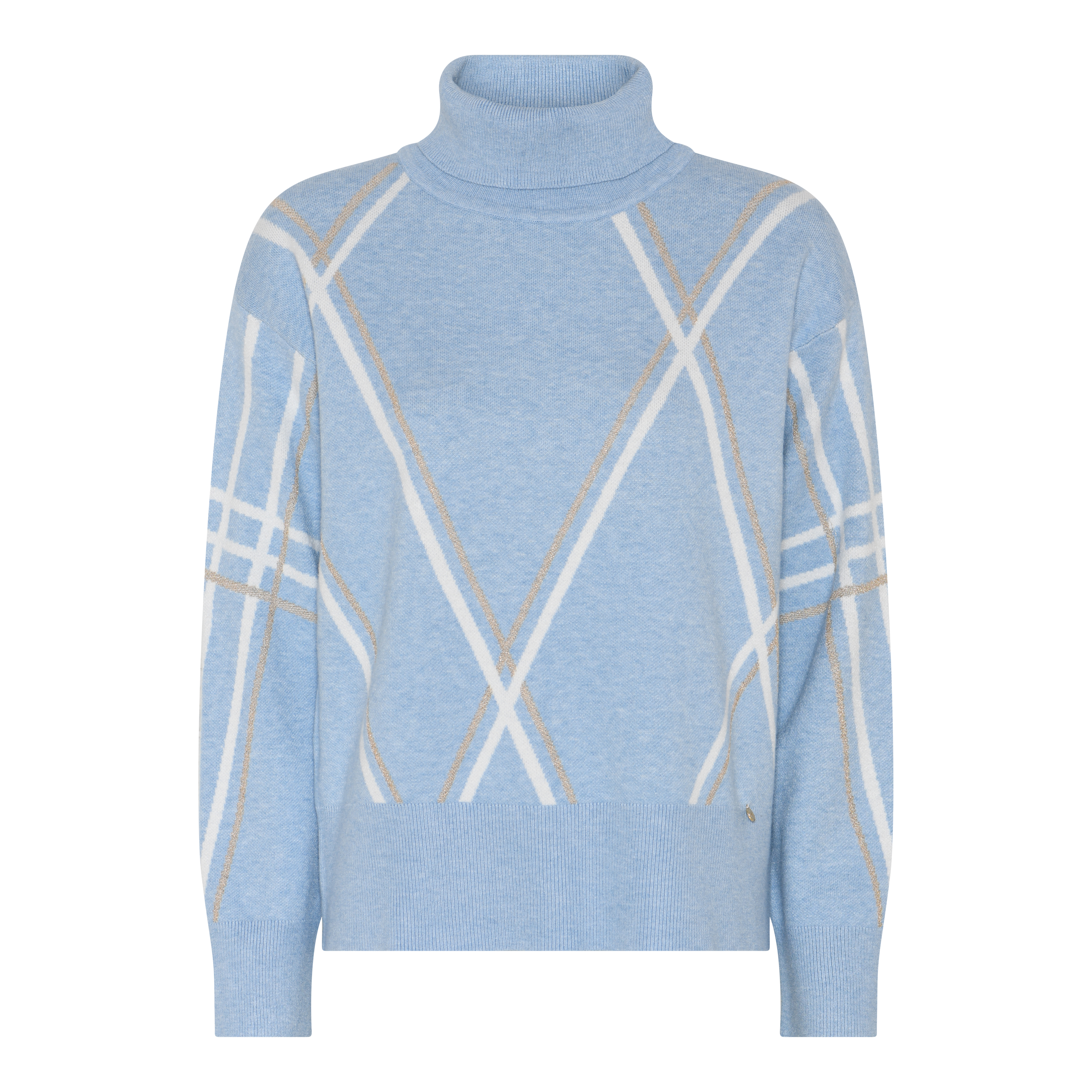 Blue mel/Off white/Gold