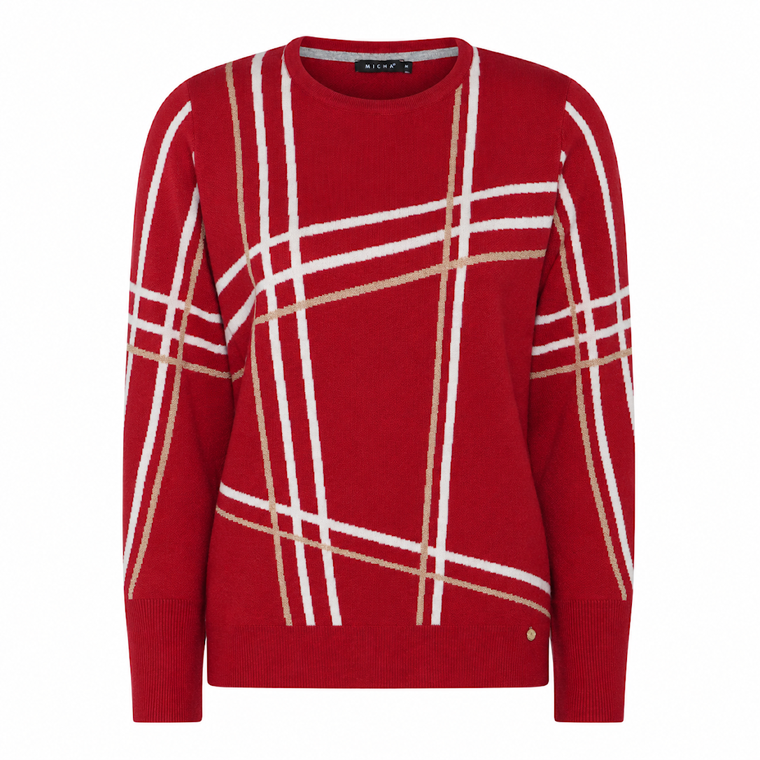 Elegant Stripe Knit