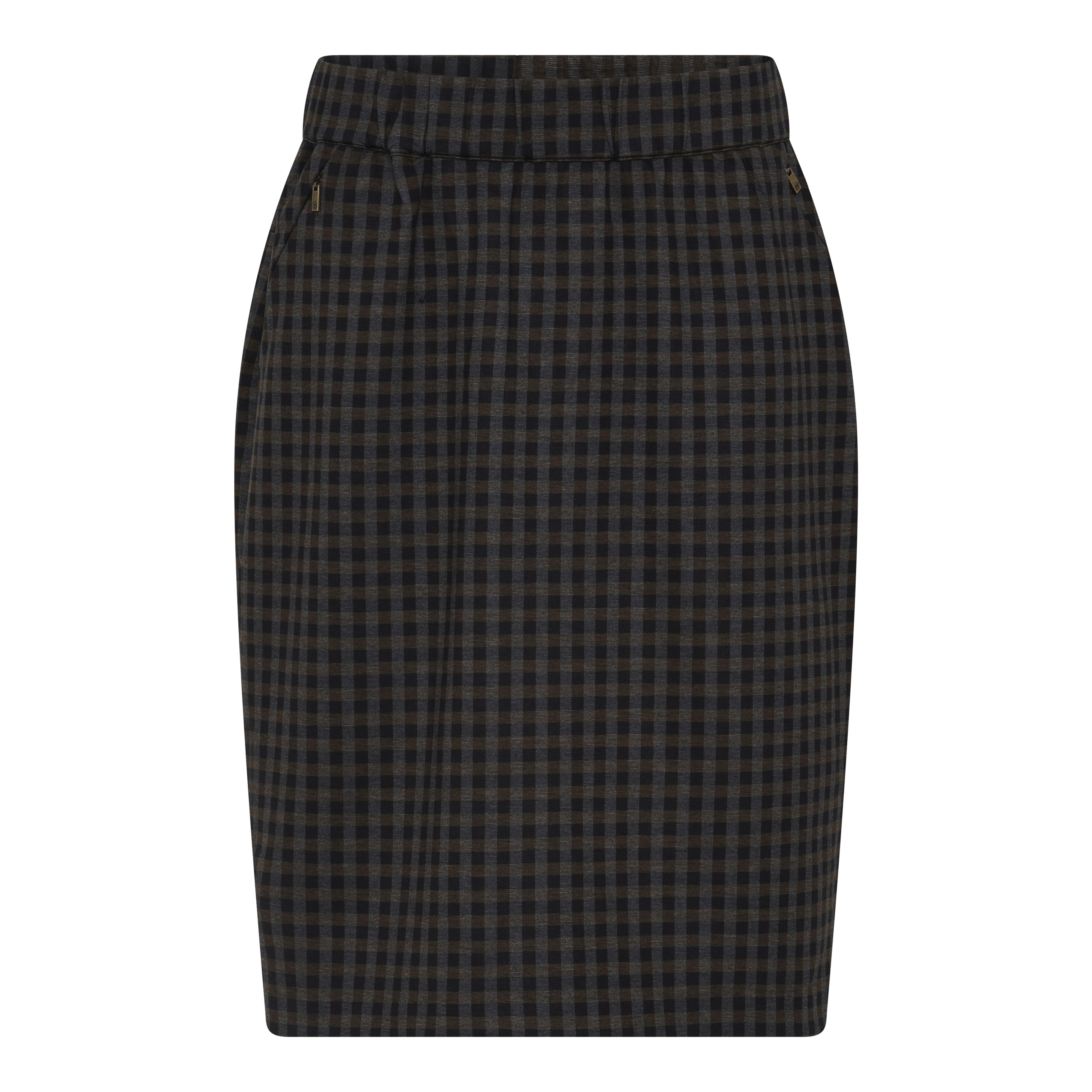 Brown/Black check