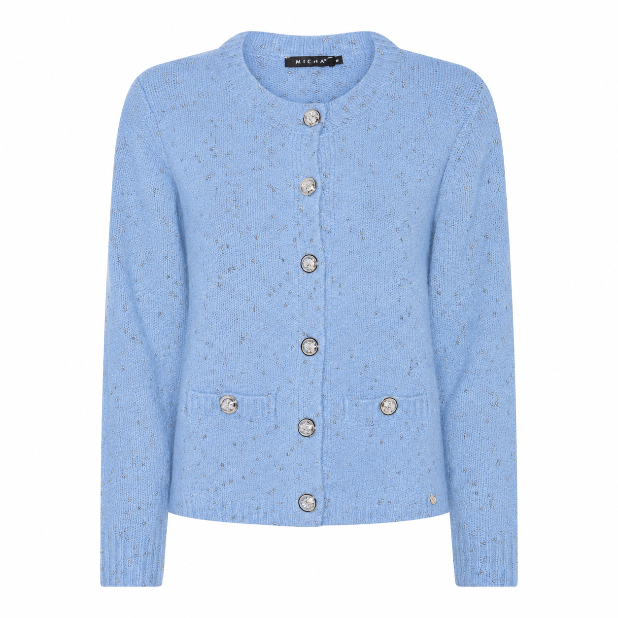 Blue/Silver Lurex